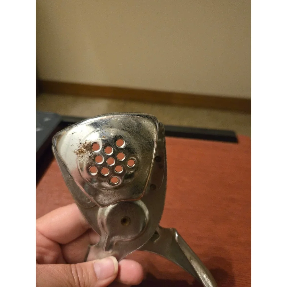 Vintage Nevco Japan Stainless Steel Handheld Lemon Squeezer Citrus Juicer